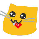 blobcatnomchocolatebar